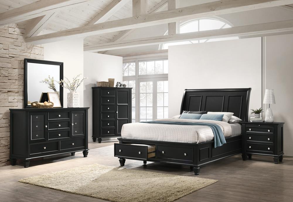 Sandy Beach - CALIFORNIA KING STORAGE BED