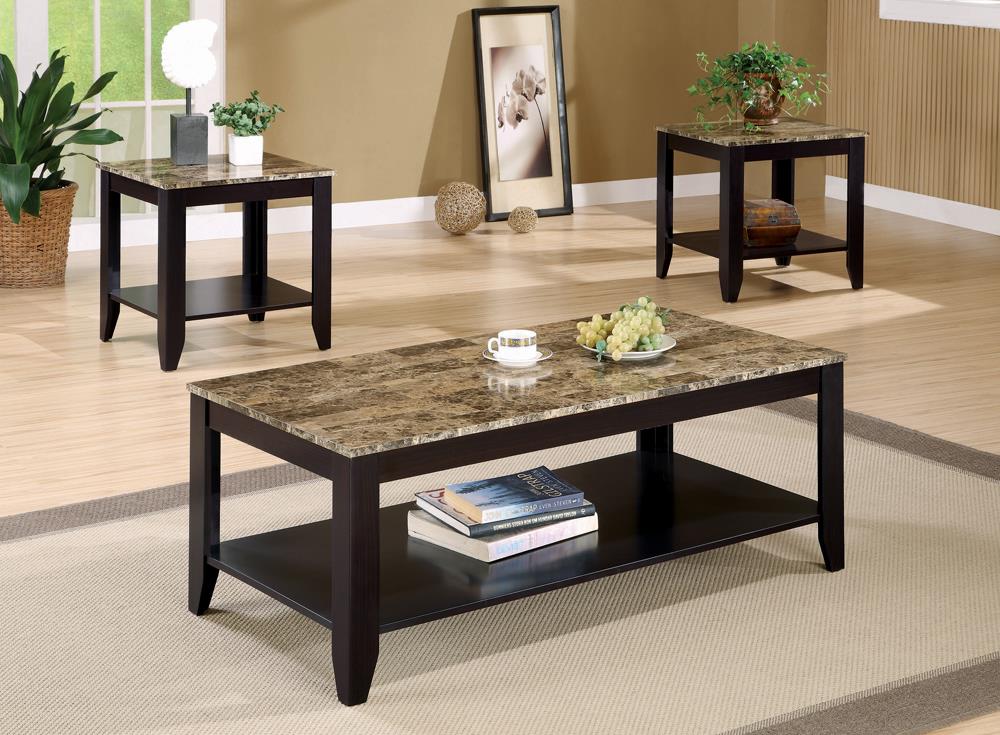 Flores - 3 PC COFFEE TABLE SET