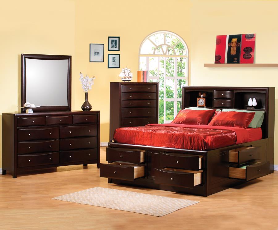 Phoenix - CALIFORNIA KING STORAGE BED