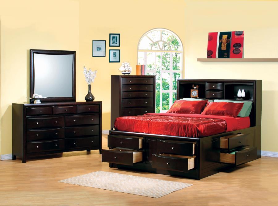 Phoenix - CALIFORNIA KING BED 4 PC SET