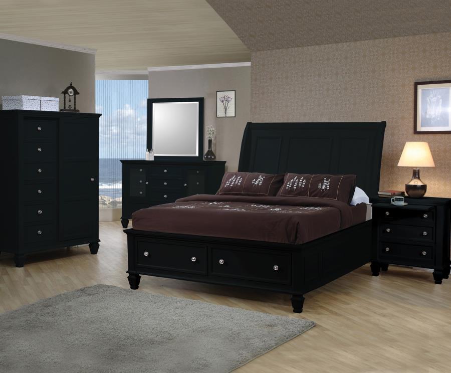 Sandy Beach - EASTERN KING STORAGE BED