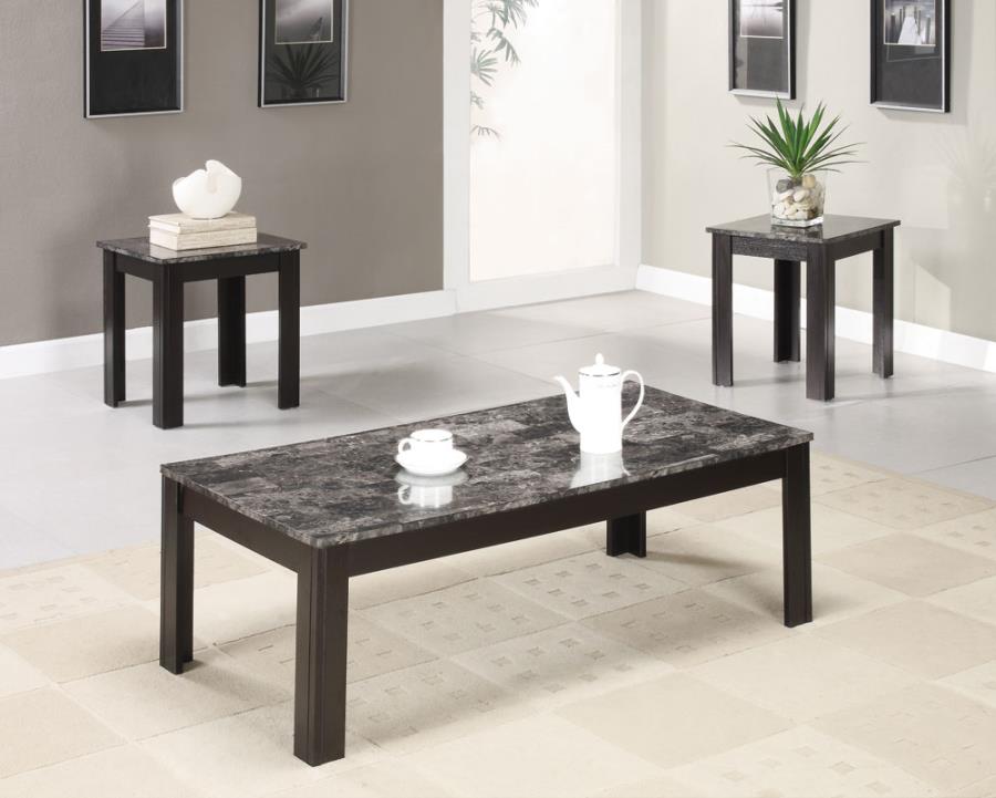 Rhodes - 3 PC COFFEE TABLE SET