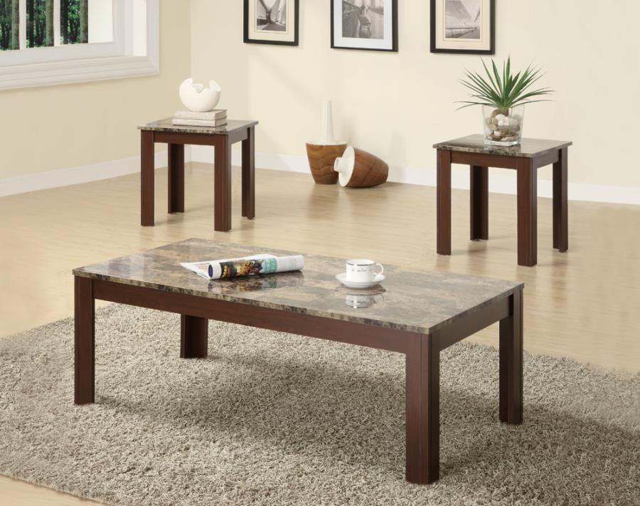 Rhodes - 3 PC COFFEE TABLE SET