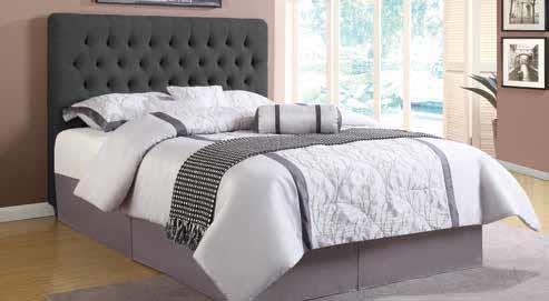 Chloe - EASTERN KING HEADBOARD & HARDWARE