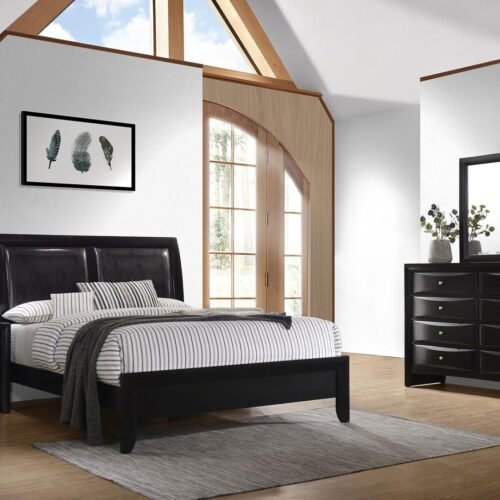 Briana 4-piece California King Bedroom  Set Black