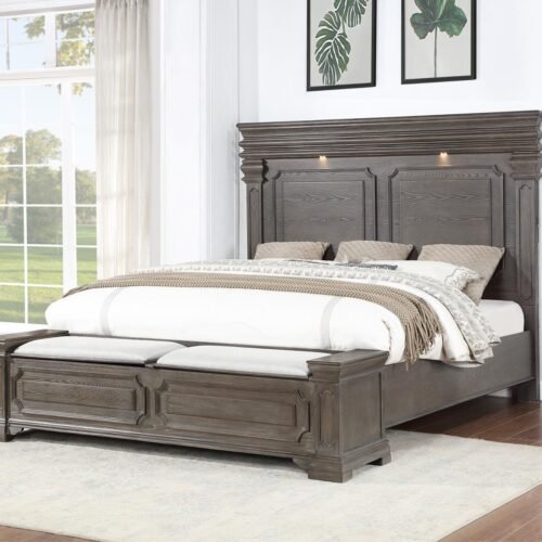 Declan-DARK GRAY KING BED