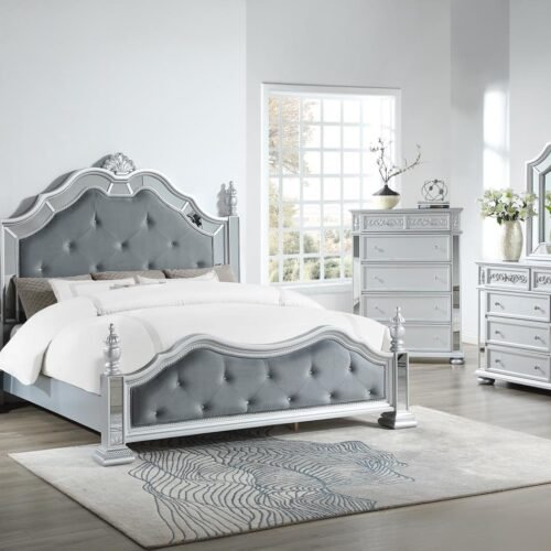 Milo-QUEEN BED FRAME - DRESSER - MIRROR - CHEST - NIGHTSTAND