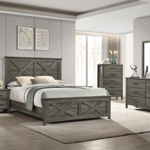Ulrich-QUEEN BED-DRESSER-MIRROR