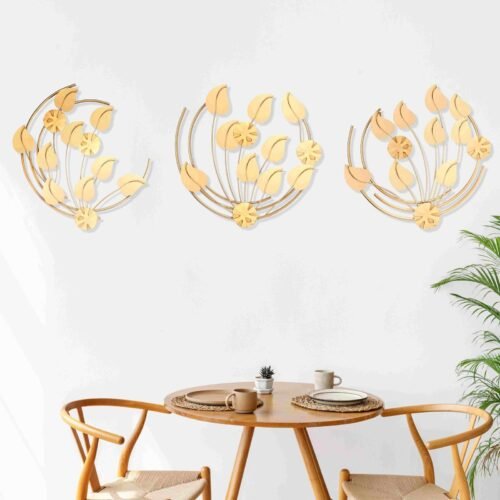 Metal Wall Art Decor Sculpture Set  Design XW2269