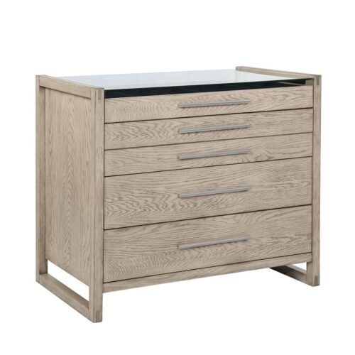 Smithson 5-drawer Chest of Drawers Grey Oak
