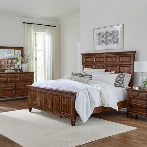 Avenue 4-piece Eastern King Bedroom Set Weathered Brown