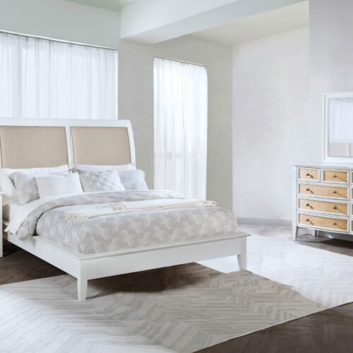 Bexhill 4-piece Eastern King Bedroom Set White
