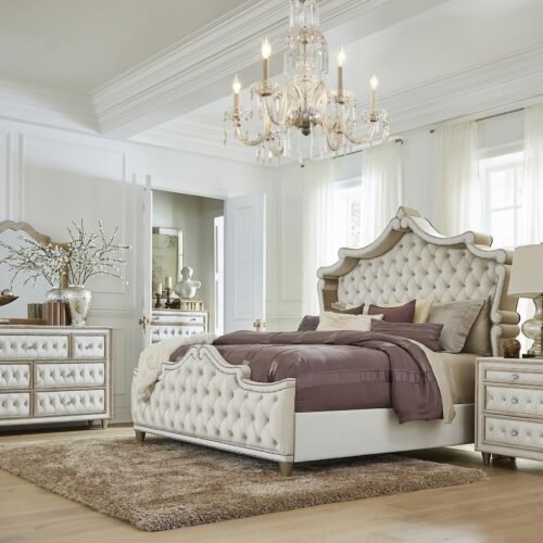 Antonella 5-piece California King Bedroom Set Ivory