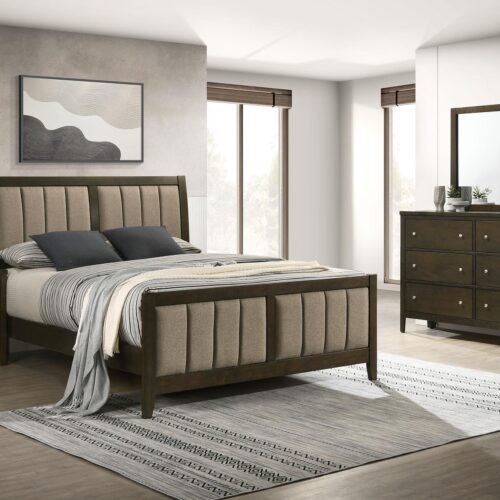 Wilkes 4-piece Eastern King Bedroom Set Dark Cocoa