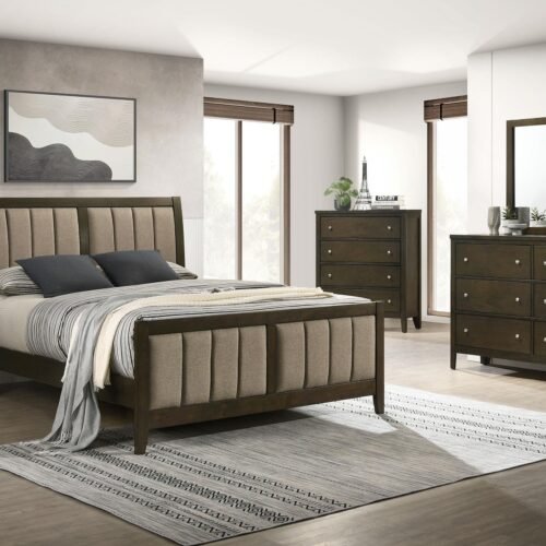 Wilkes 5-piece Eastern King Bedroom Set Dark Cocoa