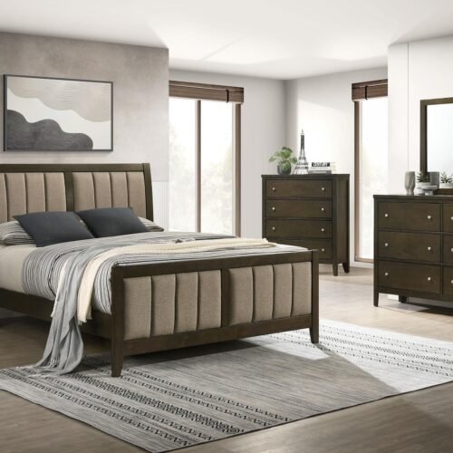 Wilkes 5-piece Queen Bedroom Set Dark Cocoa
