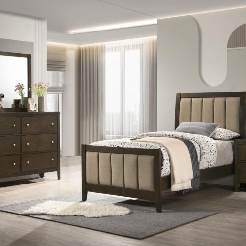 Wilkes 4-piece Twin Bedroom Set Dark Cocoa