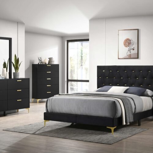 Kendall 5-piece California King Bedroom Set Black
