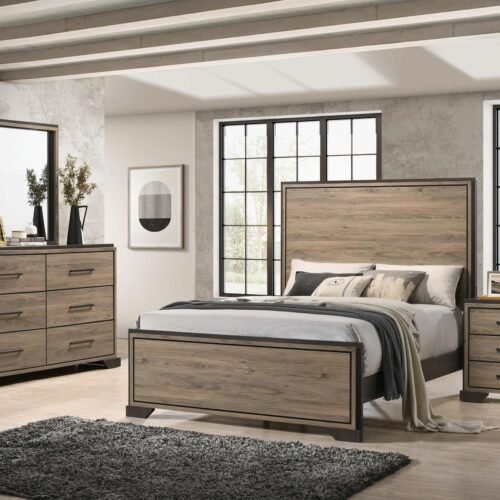 Baker 4-piece California King Bedroom Set Light Taupe