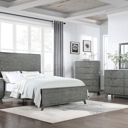 Nathan 5-piece Eastern King Bedroom Set Grey
