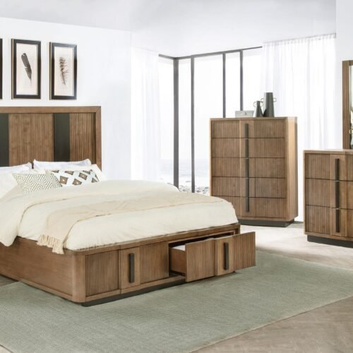 Terrace 5-piece Queen Bedroom Set Ash Brown