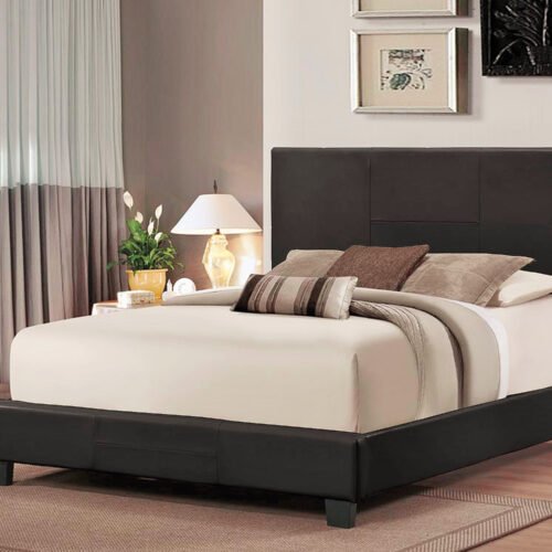 Brown PU B500 KING BED
