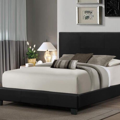 Black PU B502 FULL BED