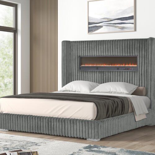 Grey King Bed B536K