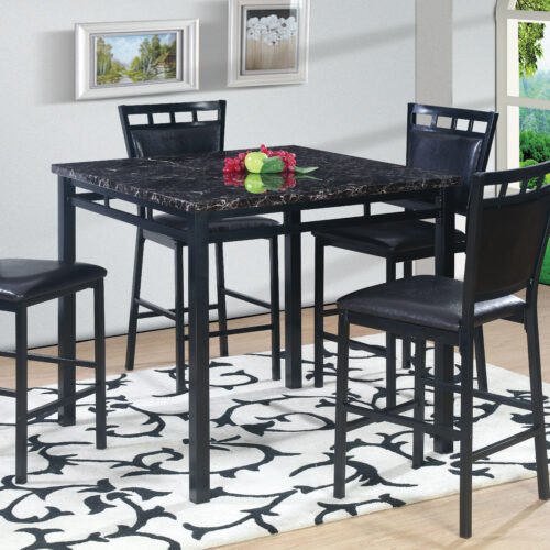 Pub Table & 4 Pub Chairs D397-5