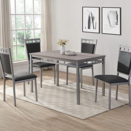 Table & 4 Side Chairs D796-5