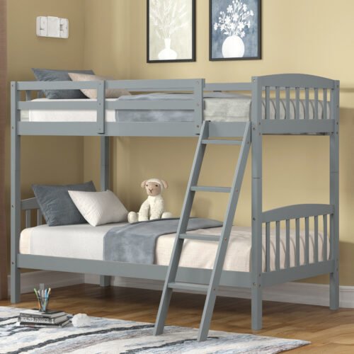 Twin / Twin Wood Bunkbed S338