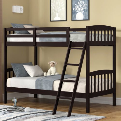 Twin / Twin Wood Bunkbed S339