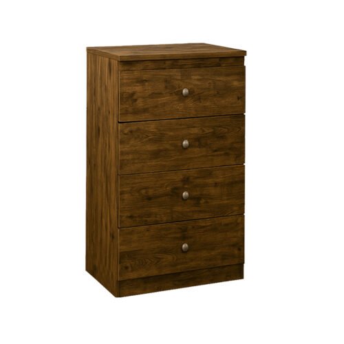 4 Drawer Chest Smoke Wood S408