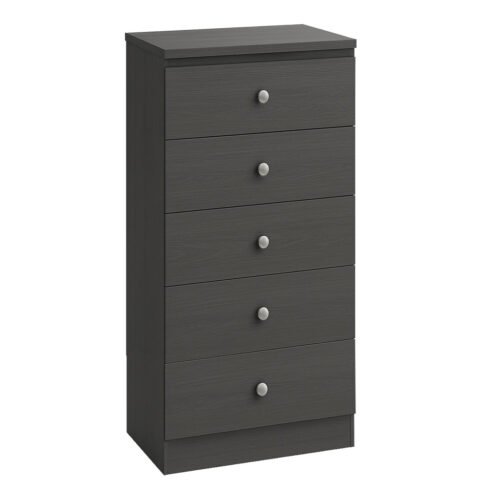 5 Drawer Chest Grey S507