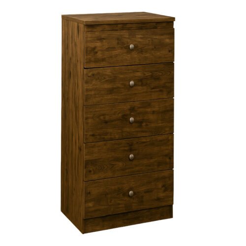 5 Drawer Chest Smoke Wood S508