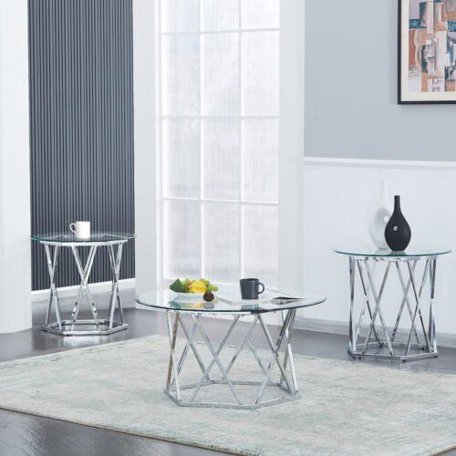 Cocktail & 2 End Tables T127-3