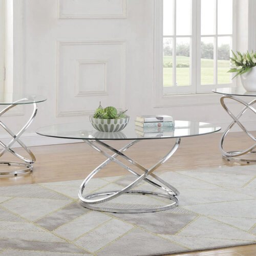 Cocktail & 2 End Tables T129-3