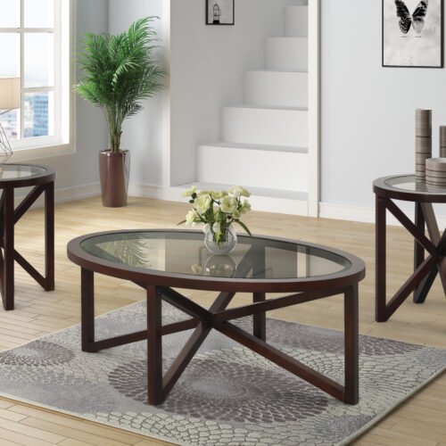 Cocktail & 2 End Tables T350-3