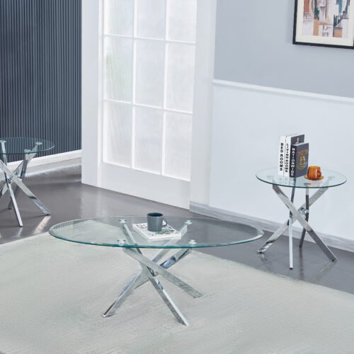 Cocktail & 2 End Tables T429-3