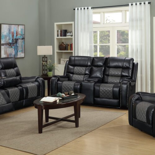 Reclining Sofa w/ Drop Table & USB U120S