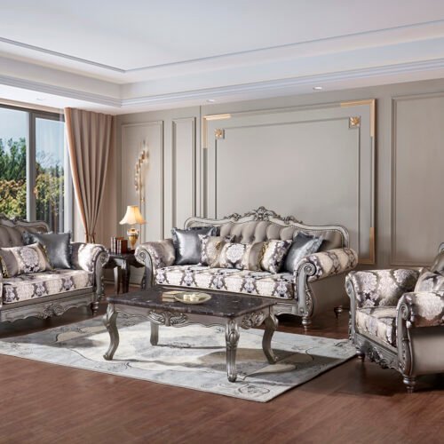 Traditional Loveseat Grey U19L
